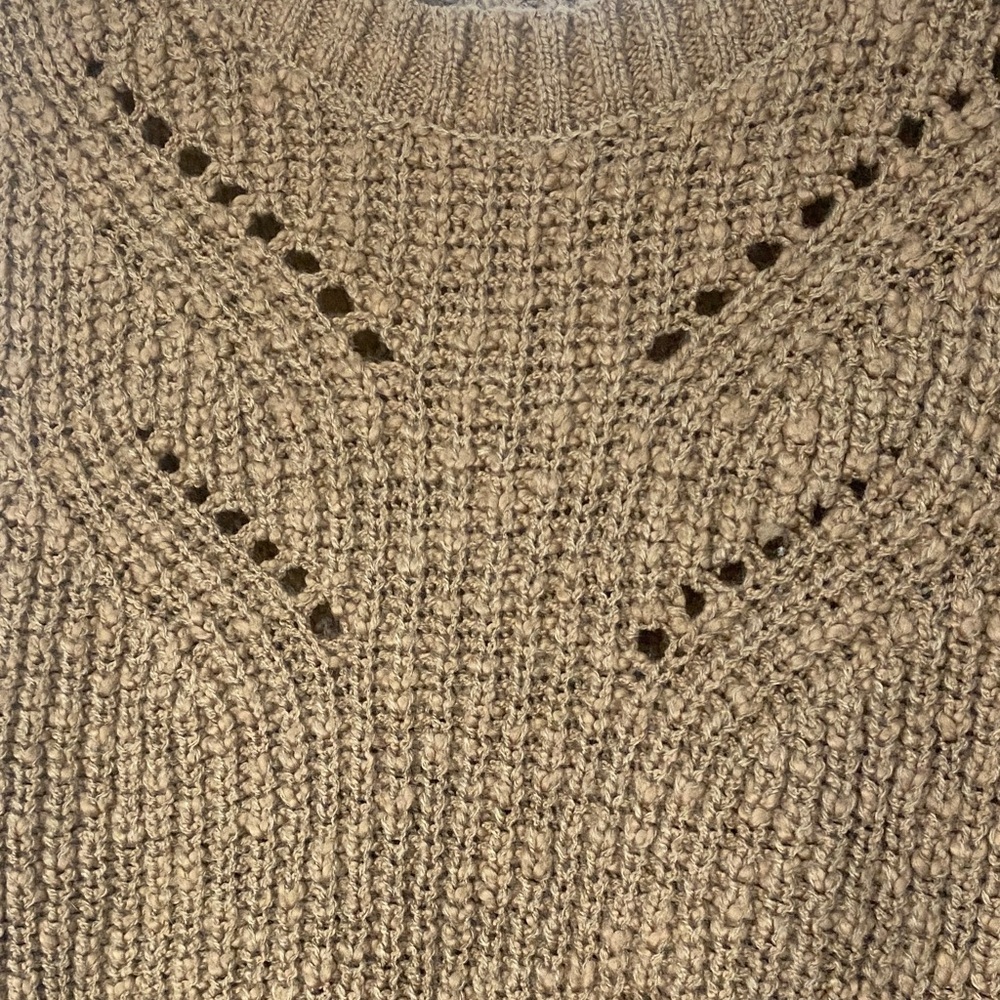 Design History Tan Sleeveless Knit Sweater - Picture 5 of 11